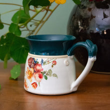 Load image into Gallery viewer, Emerald Flower Bouquet Mug