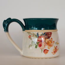 Load image into Gallery viewer, Emerald Flower Bouquet Mug