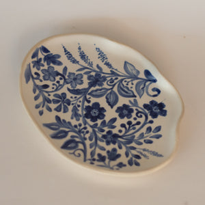 Small Scrolling Floral Platter