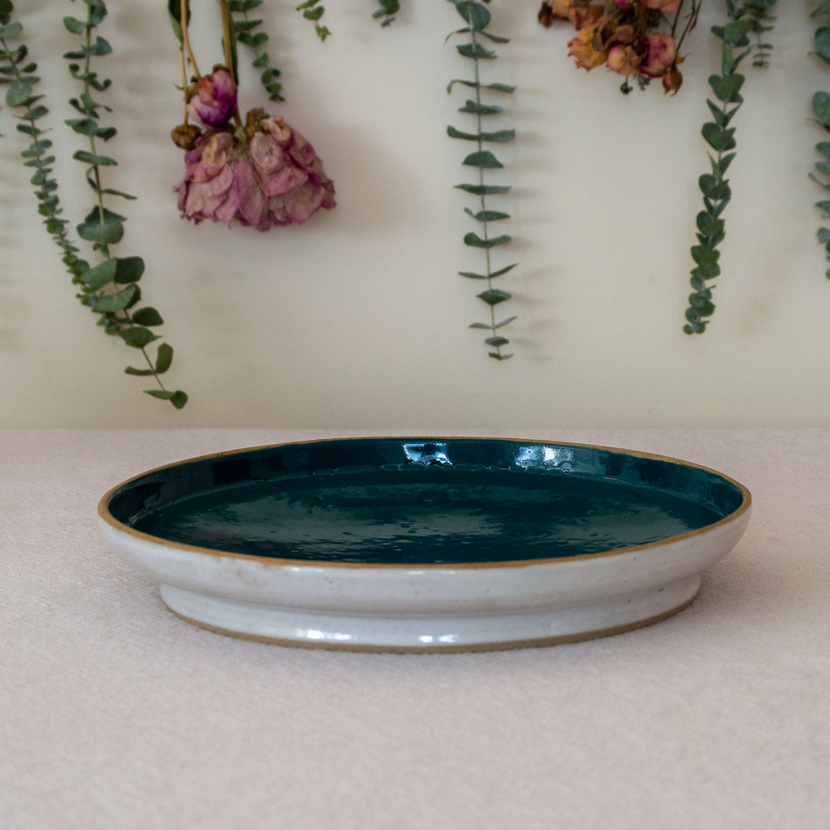 WILDHARE Tabletop Platter Christi Becker Pottery