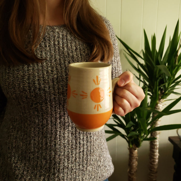 Sunshine Outside and In with Adventures and Pottery Mugs