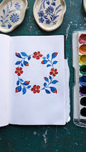 Load image into Gallery viewer, Residency Pottery #23: Quilted Tile