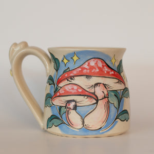 Whimsical Mushroom Mug