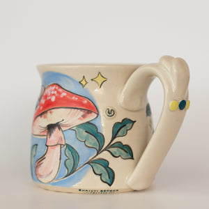 Whimsical Mushroom Mug