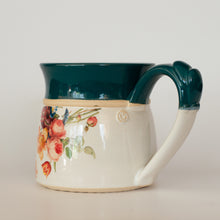 Load image into Gallery viewer, Emerald Flower Bouquet Mug